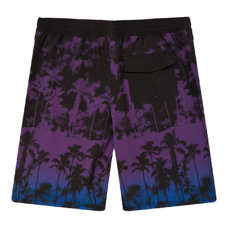 Young Original Stretch Swim Shorts, Purple Dark, hi-res