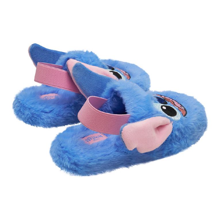 Stitch Senior Kids' Slippers, Blue, hi-res