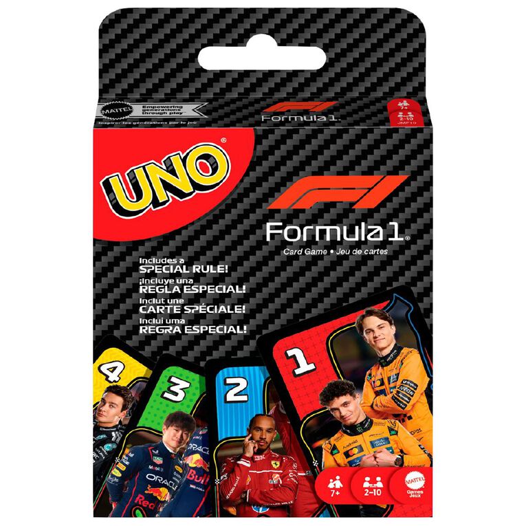 UNO F1 Racing Card Game, , hi-res