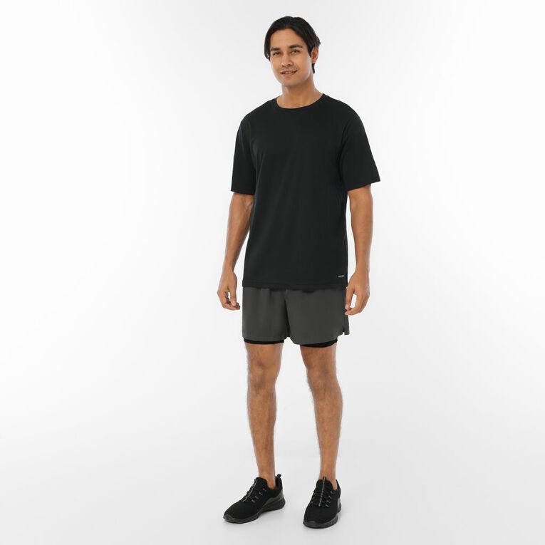 Active Intent Men's Lined 5 Inch Shorts, Grey Dark, hi-res