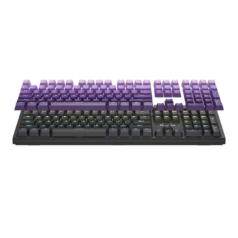 Playmax RGB Mechanical Gaming Keyboard With Key Caps Black, , hi-res