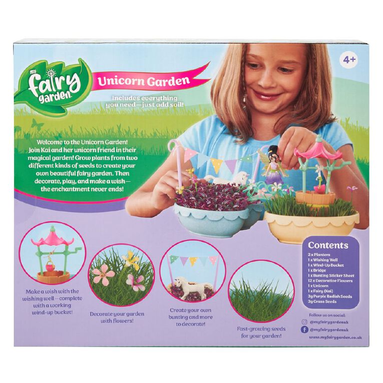 My Fairy Garden Unicorn Garden, , hi-res