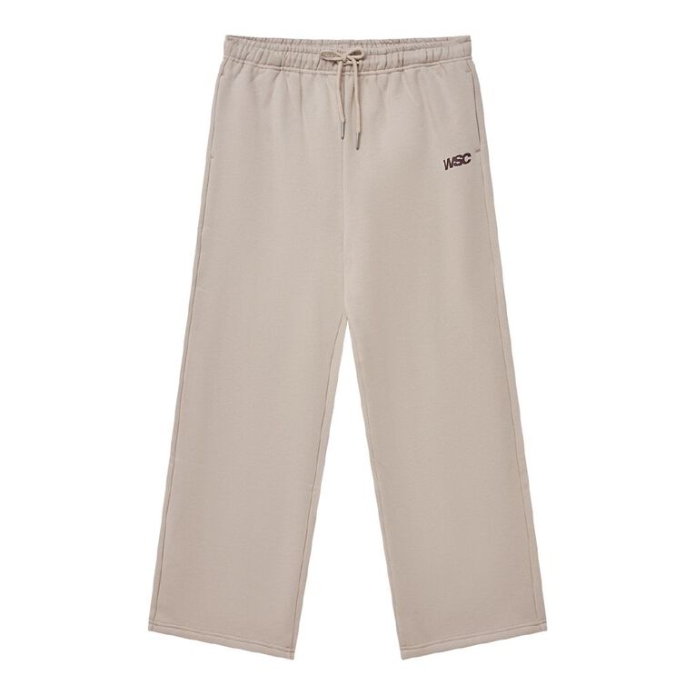 Young Original WSC Wide Leg Trackpants, Brown Light, hi-res