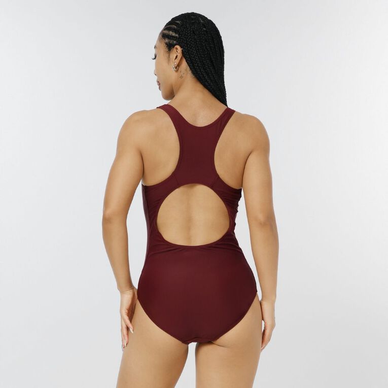 H&H Women's Sport Training Swimsuits, Red Dark, hi-res