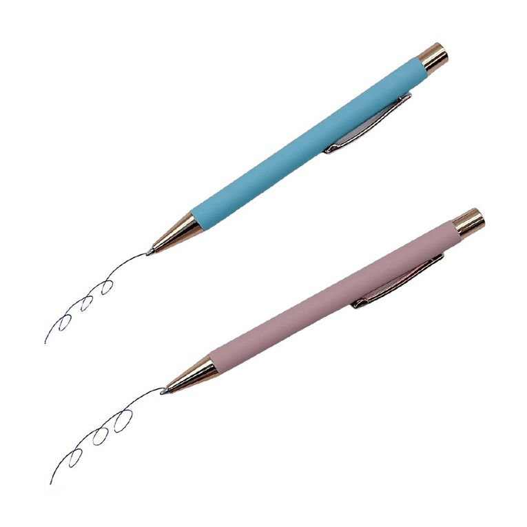 Uniti Cozy Core Metal Ball Pens 2 Pack, , hi-res