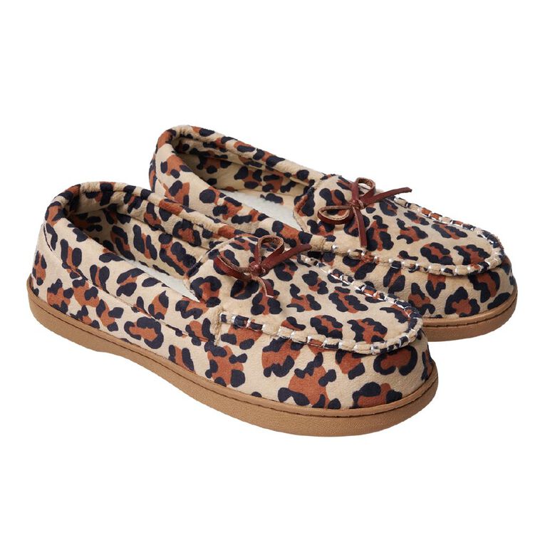 H&H Women's Annie Slippers, Brown Mid, hi-res