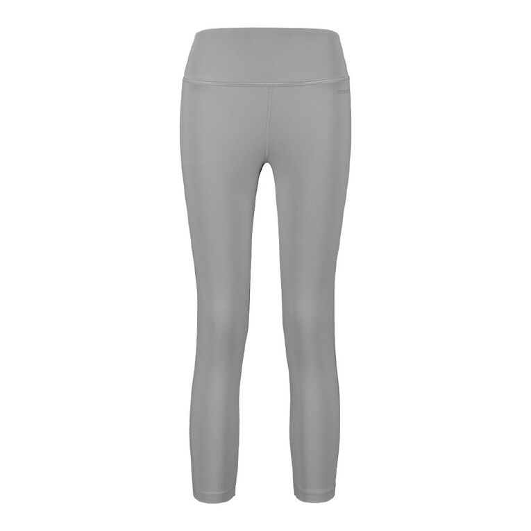 Active Intent Women's Cooldry Core Crop Leggings Grey Mid The Warehouse
