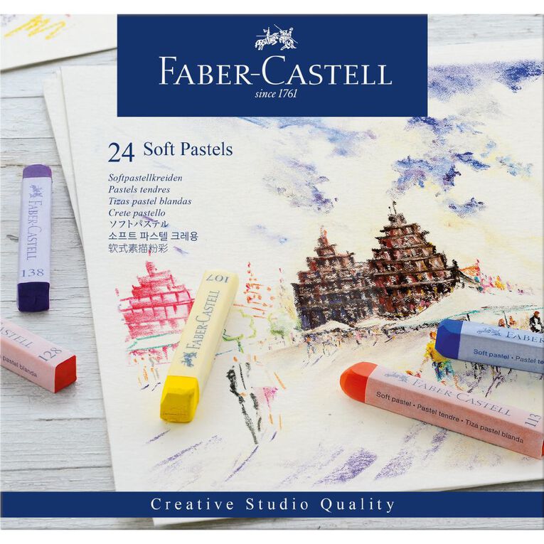 Faber-Castell Soft Pastels 24 Pack, , hi-res