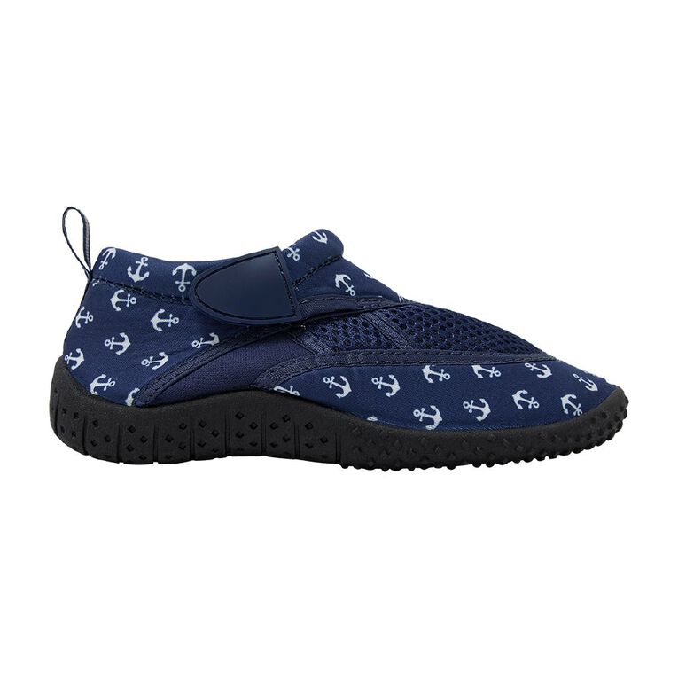 Young Original Senior Kids's Chris Printed Aqua socks, Blue Dark, hi-res
