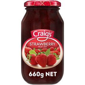Craig's Strawberry Jam 660g