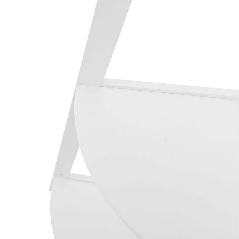 Living & Co Corner Ladder Shelf White, , hi-res