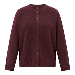 H&H Women's Cosy Oversized Crew Cardigan
