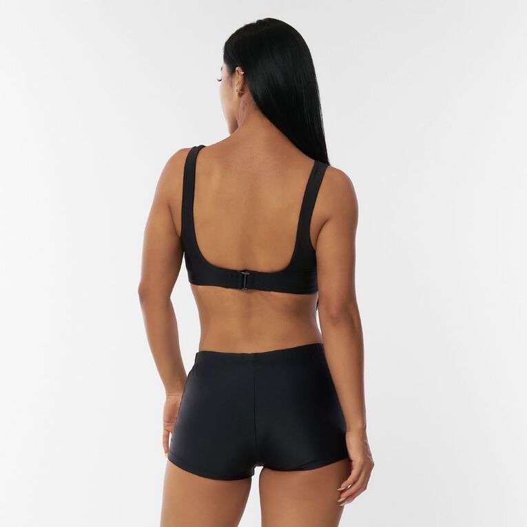 H&H Women's Scoop Top, Black, hi-res