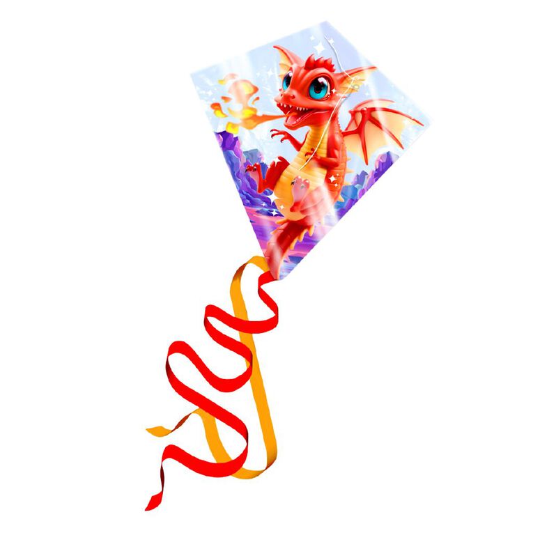 EOLO Ready to Fly Diamond Kite 28 Inch Dragon, , hi-res