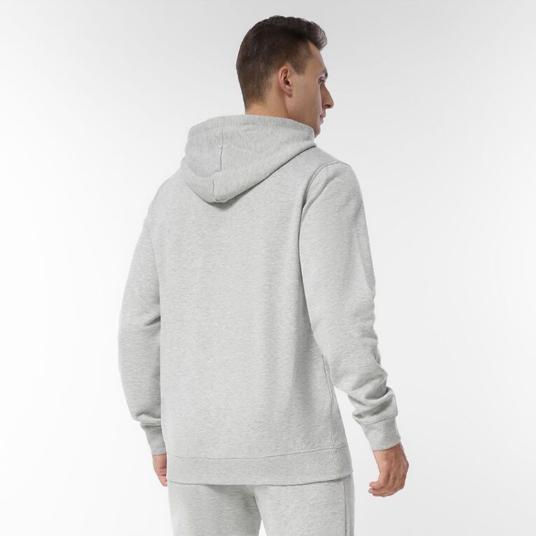 Active Intent Supporter Fleece Hoody, Grey Marle, hi-res