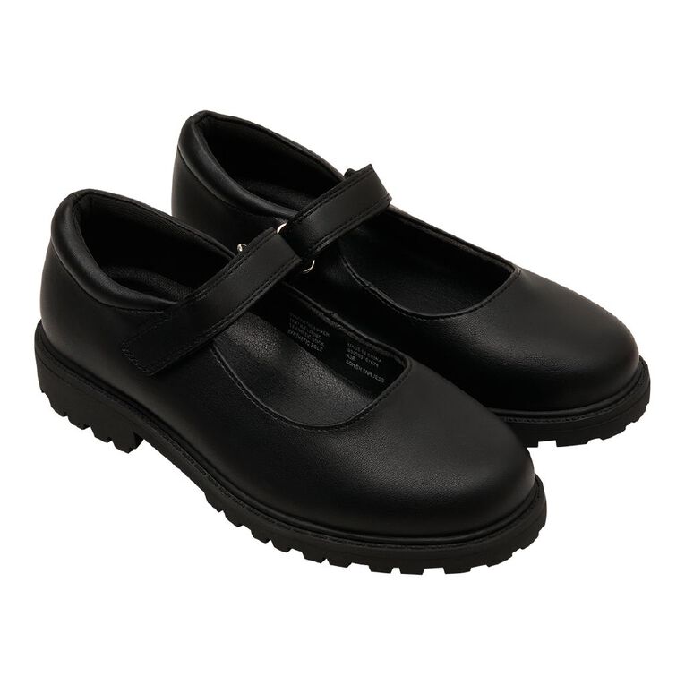 Young Original Senior Kids' Jess School Shoes, Black, hi-res