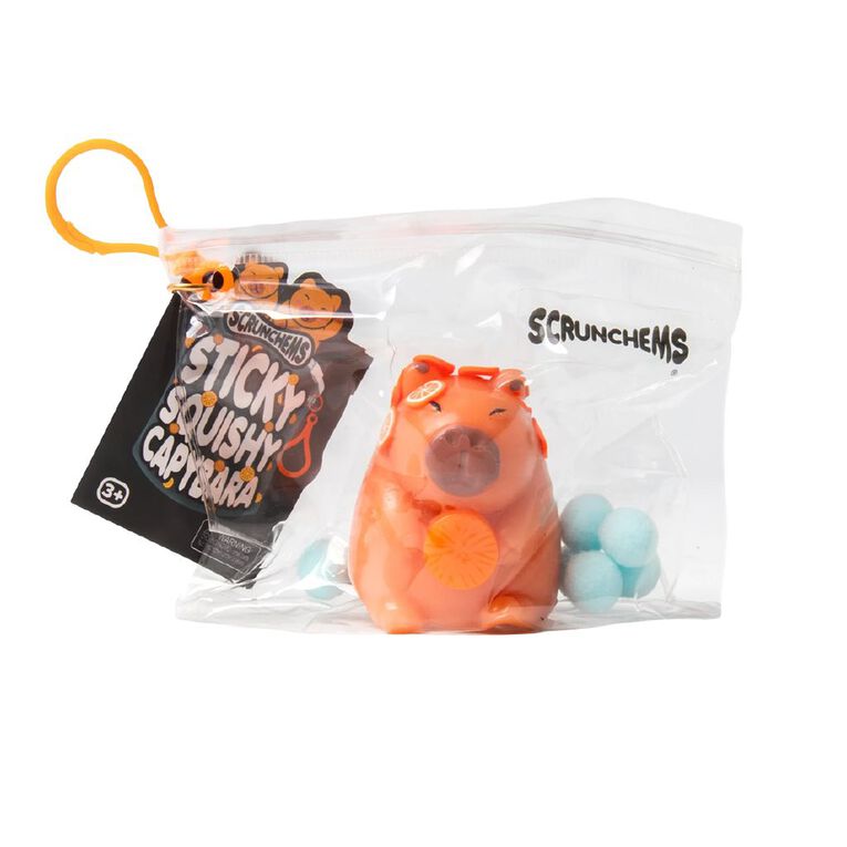 Scrunchems Sticky Squishy Capybara 5cm, , hi-res