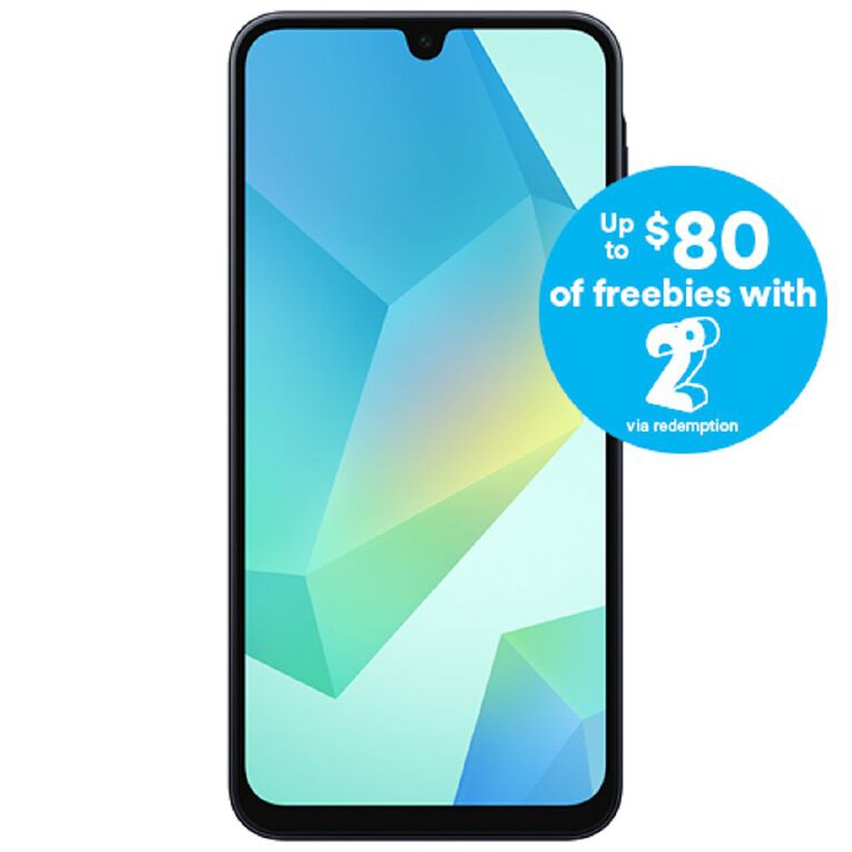 Samsung Galaxy A16 4G with 2degrees SIM Black, , hi-res