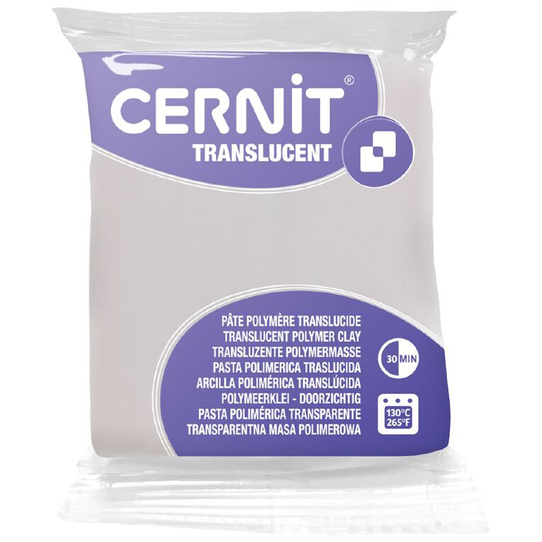 Cernit Polymer Clay Translucent 56g White White, , hi-res