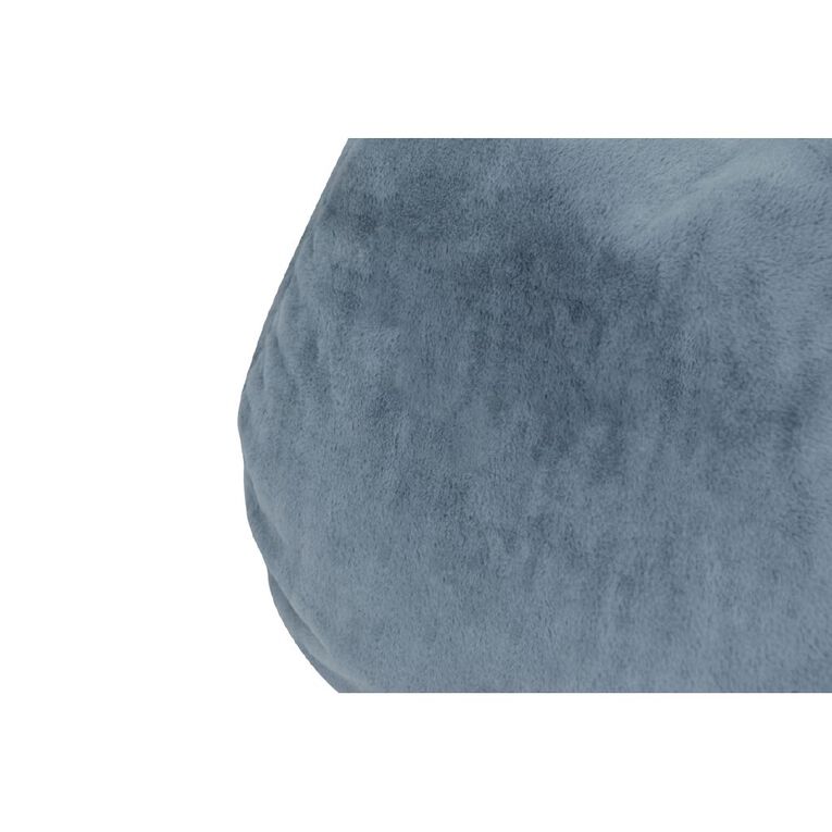 Living & Co Faux Fur Bean Bag Slate, , hi-res