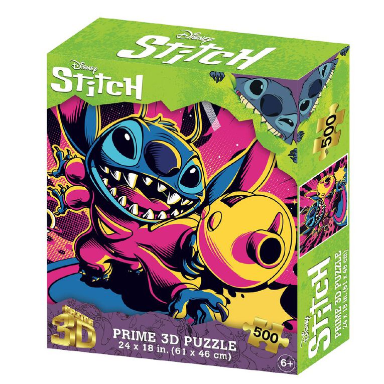 Lilo & Stitch Prime 3D Jigsaw Puzzle 500 Piece, , hi-res