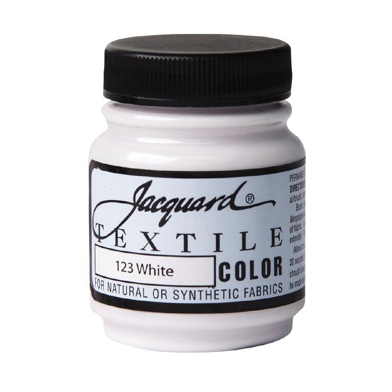 Jacquard Textile Colours 66.54ml White, , hi-res