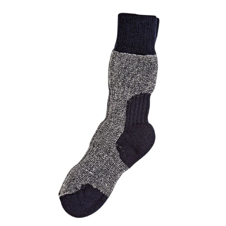 Alpsocks Men's Merino Boot Socks, Navy, hi-res