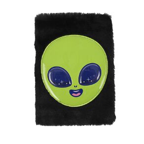 Kookie Space A5 Plush Notebook Black