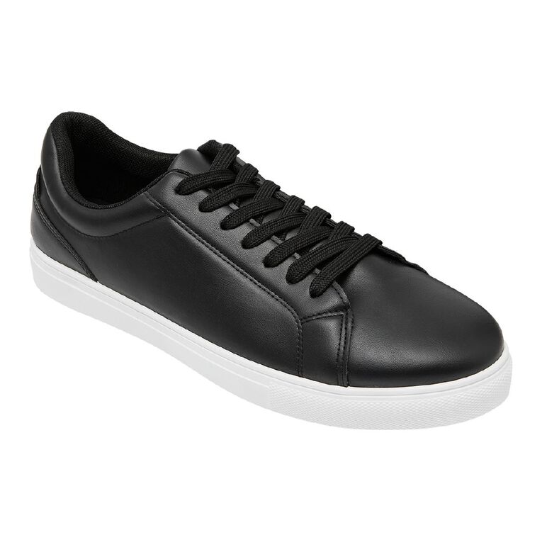 H&H Men's Court Shoes, Black, hi-res