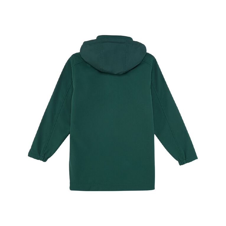 Schooltex Birkdale Intermediate Softshell Jacket with Embroidery, Bottle Green, hi-res