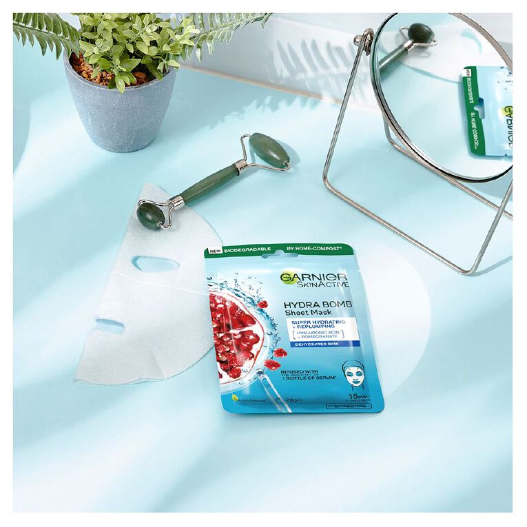 Garnier Hydrabomb Pomegranate Tissue Mask, , hi-res