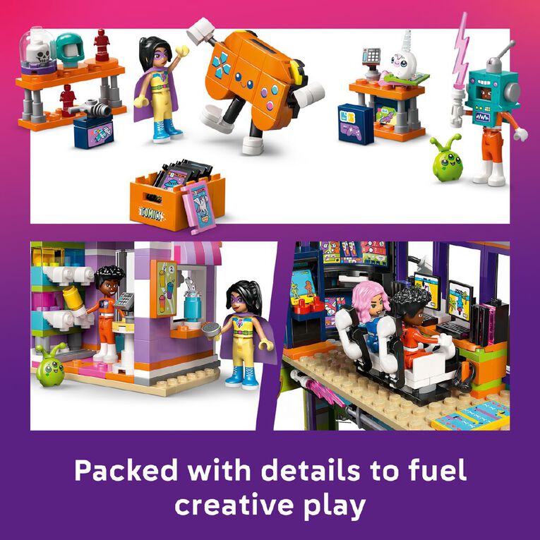 LEGO Friends Comic Book and Game Store 42674, , hi-res