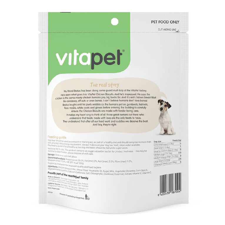 Vitapet Morsomes Chicken Biscuits 350g, , hi-res