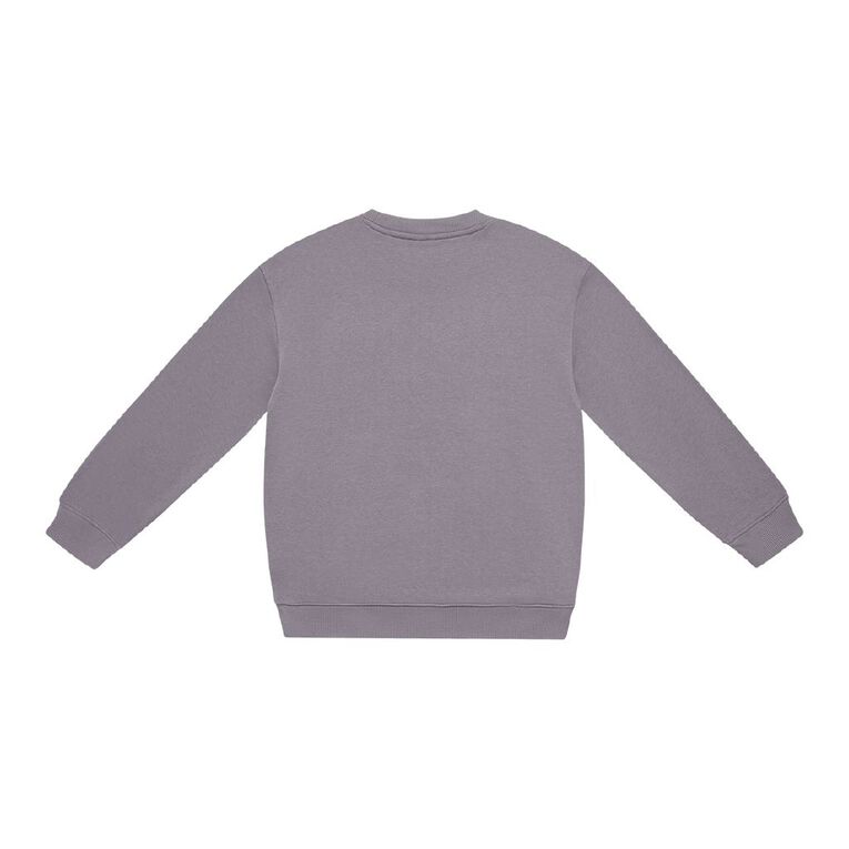 Young Original Print Crew Sweatshirt, Green Dark SKATE, hi-res