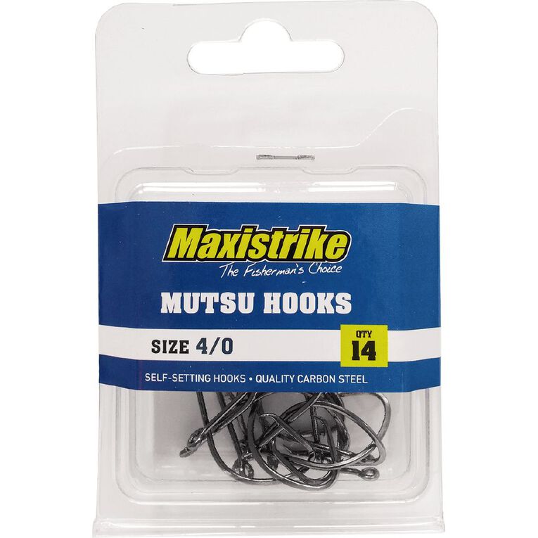 Maxistrike Mutsu Hooks 4/0 14 Pack, , hi-res