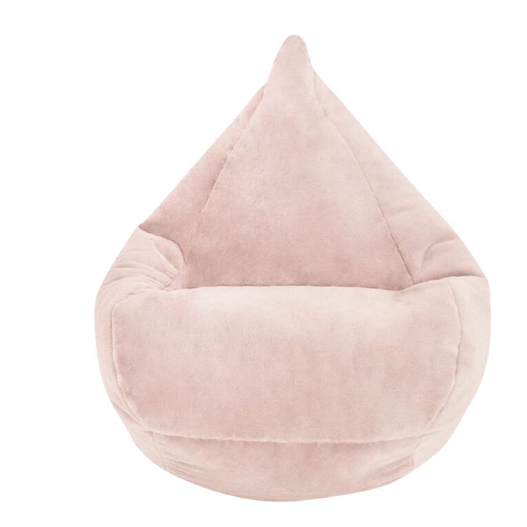 Living & Co Faux Fur Bean Bag Cover Pink, , hi-res