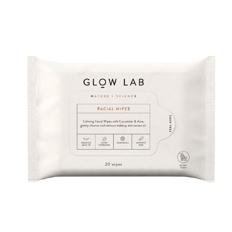 Glow Lab Facial Wipes 20 Pack, , hi-res