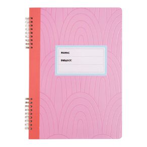 Uniti Stationery Pink A4 Notebook
