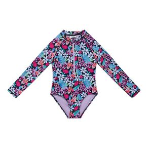 Young Original Long Sleeve Printed Swimsuit