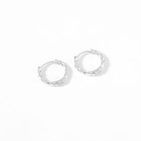 Sterling Silver Twist Endless Sleeper Earrings