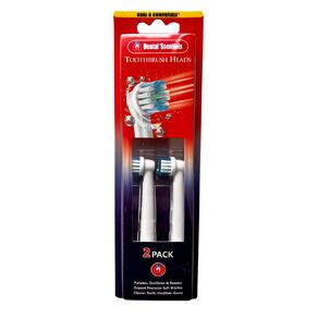 Dental Ssentials Electric Toothbrush Replacement Heads 2 Pk