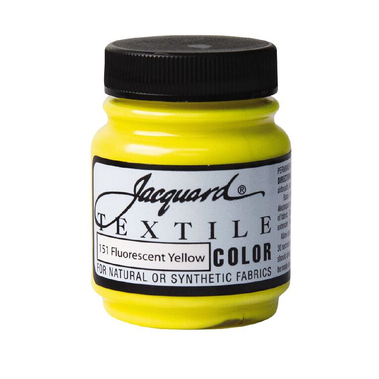 Jacquard Textile Colours 66.54ml Fluorescent Yellow, , hi-res