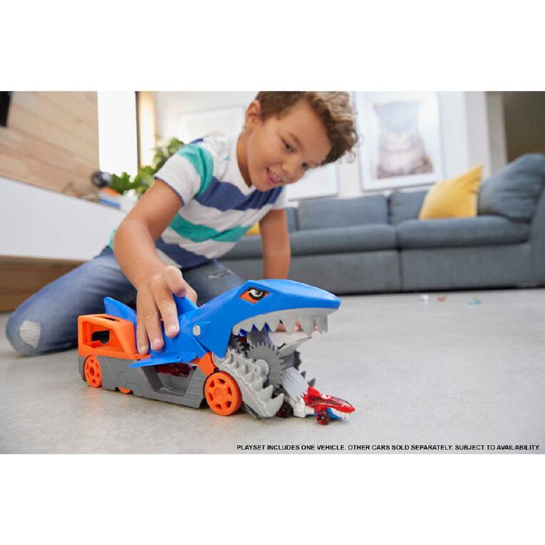 Hot Wheels Shark Chomp Hauler Play Set, , hi-res