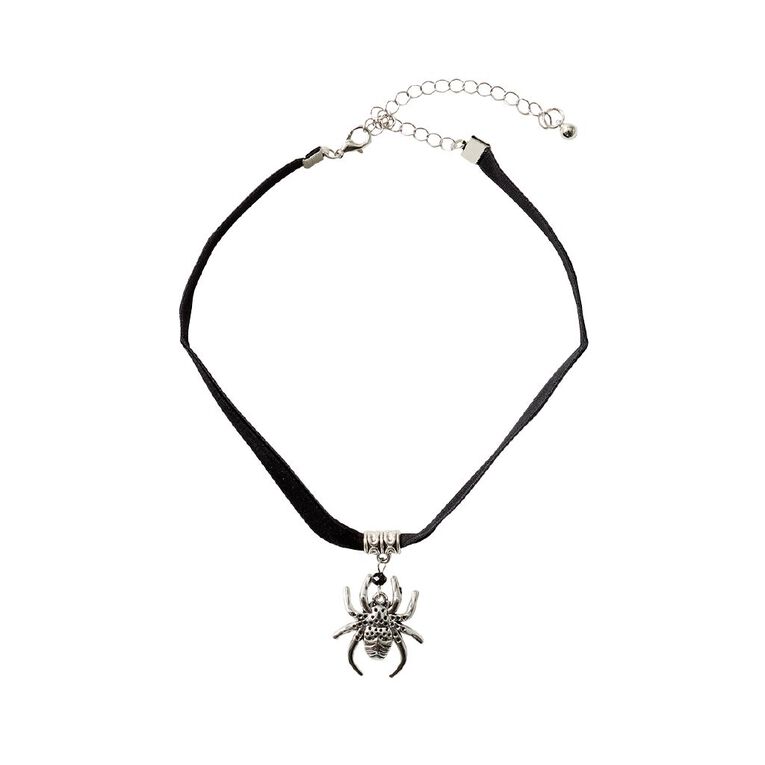 Scarehouse Spider Choker Necklace, , hi-res