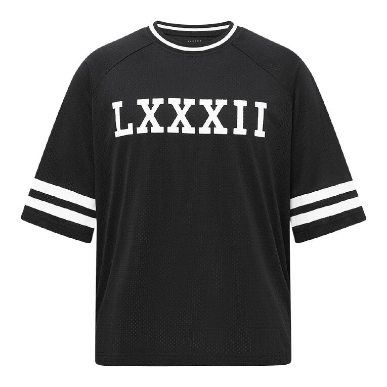 Garage Men's Mesh Graphic Tee, Black, hi-res
