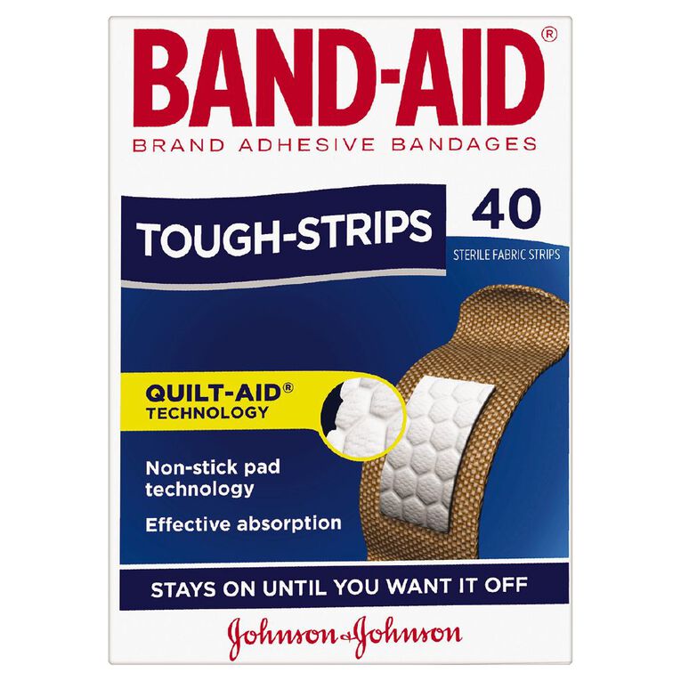 Band Aid Tough Strips 40 Pack, , hi-res