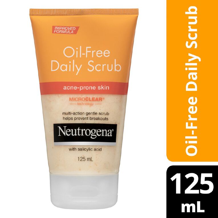 Neutrogena Oil-free Acne Wash Scrub 125ml, , hi-res
