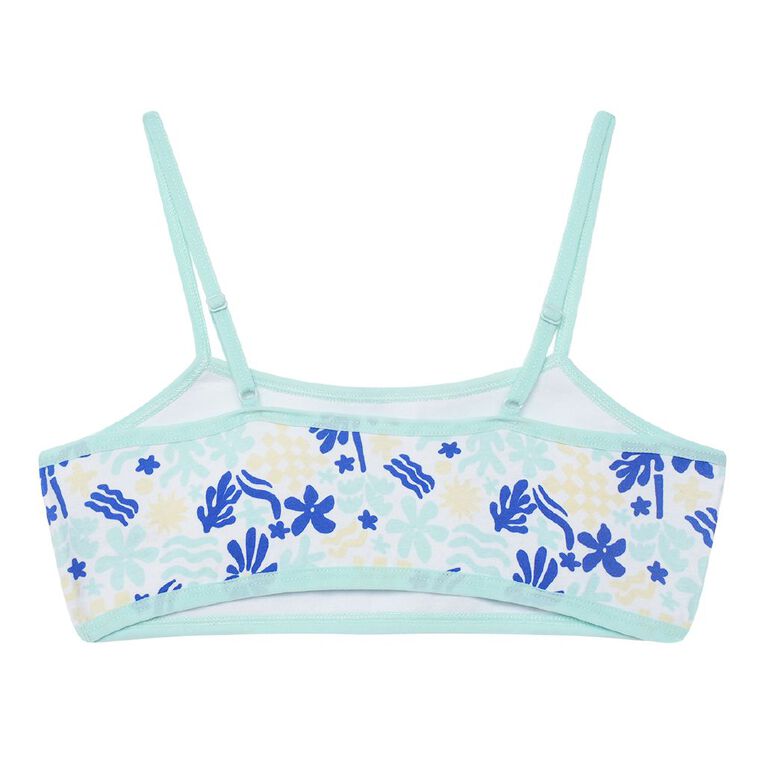 H&H Girls' Crop 2 Pack, Blue Mid, hi-res