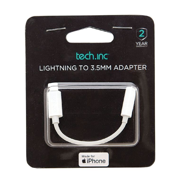 Tech.Inc Lightning to 3.5mm Adapter, , hi-res