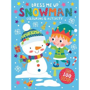 Dress Me Up Snowman Colouring & Activity